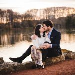 Séance de Fiançailles / Engagement au Couché de Soleil