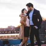 Séance entre amoureux à l'automne